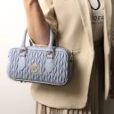 Mousse Sac à Main en Cuir Bleu céleste TL142447
