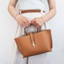 Agatha Leather Handbag Caramel TL142456
