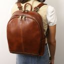 Canberra Zaino in Pelle 2 Scomparti Naturale TL142460
