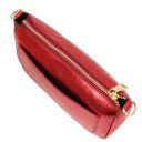 Parfait Clutch aus Metallic-Leder Rot TL142543