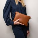 TL Bag Soft Leather Clutch Forest Green TL142029