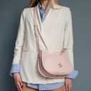 Hoblò Sac à Main en Cuir Souple Blanc TL142563