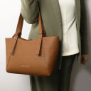 Libra Leather Shoulder bag Коньяк TL142580