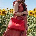 TL Bag Soft Leather Shoulder bag Coffee TL142087