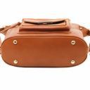 TL Bag Leather Convertible Backpack Shoulderbag Коньяк TL141535