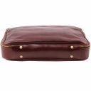 Vicenza Leather Laptop Briefcase With zip Closure Мед TL141240