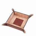 Exclusive Leather Valet Tray Small Size Honey TL141272