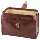 Raffaello Doctor Leather bag Dark Brown TL141852