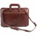 Caserta Document Leather Briefcase Red TL141324