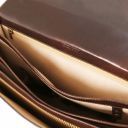 Cremona Leather Briefcase 3 Compartments Black TL141732