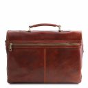 Mantova Leather Multi Compartment TL SMART Briefcase With Flap Коричневый TL142068