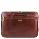 Caserta Document Leather Briefcase Honey TL142070