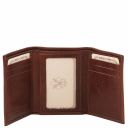 Эксклюзивный кожаный чехол для карт и визиток Темно-коричневый TL140801
