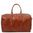 TL Voyager Leather Travel bag With Front Pocket Brown TL142140