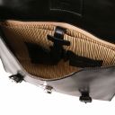 Viareggio Exclusive Leather Laptop Case With 3 Compartments Black TL141558
