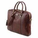 Prato Exclusive Leather Laptop Case Brown TL141283