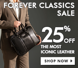 25% off the most iconic leather