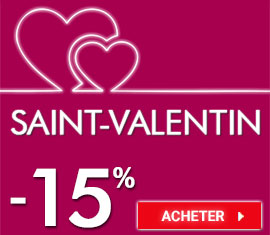 -15% SUR TOUT Spéciale Saint-Valentin!