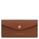 Leather Envelope Wallet Cognac TL142322