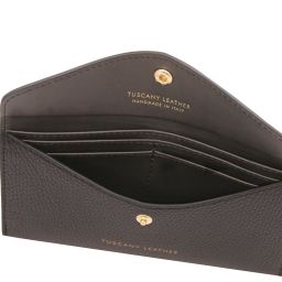 Leather Envelope Wallet Black TL142322