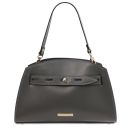 Lisa Leather Handbag Grey TL142312