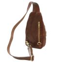 Kevin Leather Crossover bag Brown TL142195