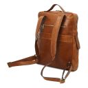 Bangkok Mochila en Piel Porta Ordenador - Tamaño Grande Natural TL142336