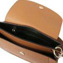 Tiche Leather Shoulder bag Cognac TL142100