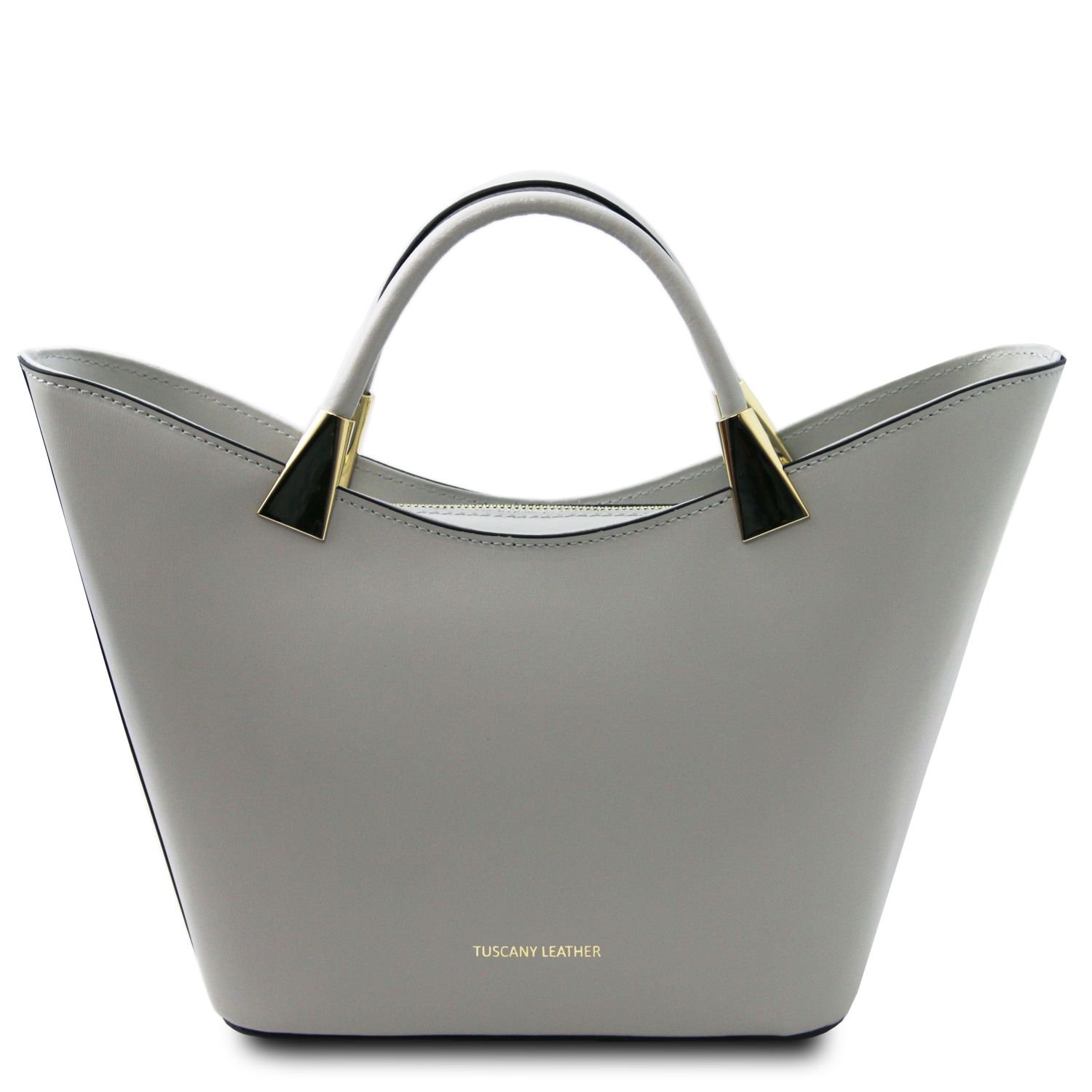 TL Bag Leather Handbag Light Grey TL142287