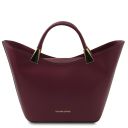 TL Bag Borsa a Mano in Pelle Bordeaux TL142287