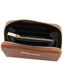 Kore Exclusive zip Around Leather Wallet Cognac TL142321