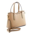 Olimpia Borsa Shopper in Pelle - Misura Piccola Champagne TL141591