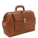 Leonardo Exclusive Leather Doctor bag Телесный TL142342