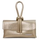 TL Bag Bolso Noche en Piel Metallic Gold TL141993