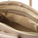 TL Bag Sac à Main Pour Femme Avec Finitions Couleur or Taupe clair TL141529