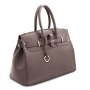 TL Bag Bolso a Mano con Detalles Color oro Gris TL141529