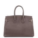 TL Bag Bolso a Mano con Detalles Color oro Gris TL141529