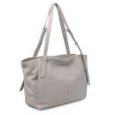 TL Bag Sac Shopping en Cuir Souple Gris clair TL142230