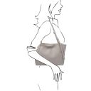 TL Bag Soft Leather Shopping bag Light grey TL142230