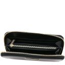 Ilizia Exclusive zip Around Leather Wallet Black TL142317