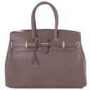 TL Bag Bolso a Mano con Detalles Color oro Gris TL141529