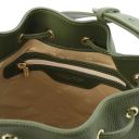 TL Bag Borsa Secchiello in Pelle Verde Foresta TL142311