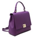 Silene Borsa a Mano in Pelle Convertibile a Zaino Viola TL142152