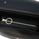 Silene Leather Convertible Backpack Handbag Black TL142152