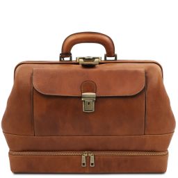 Giotto Exclusive Double-bottom Leather Doctor bag Natural TL142344