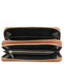 Gaia Double zip Around Leather Wallet Коньяк TL142343