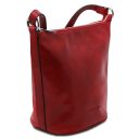 Giusi Leather Shoulder bag Red TL142334