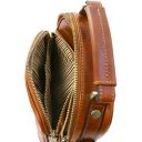 Paul Leather Crossbody Bag Мед TL141916