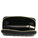 Teti Exclusive zip Around Soft Leather Wallet Black TL142319