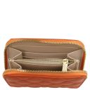 Teti Exclusive zip Around Soft Leather Wallet Orange TL142319
